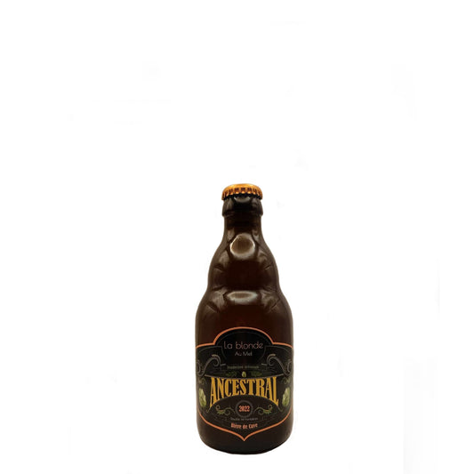 Bière Artisanale ANCESTRAL Blonde au miel de châtaignier. 33cl-7,5%