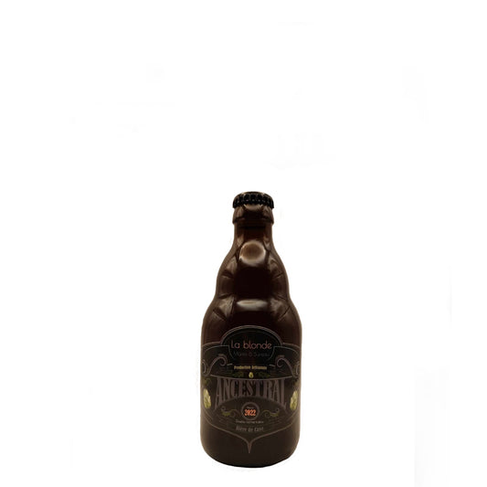 Bière Artisanale ANCESTRAL Blonde a la mûre & sureau noir. 33cl 9.8%