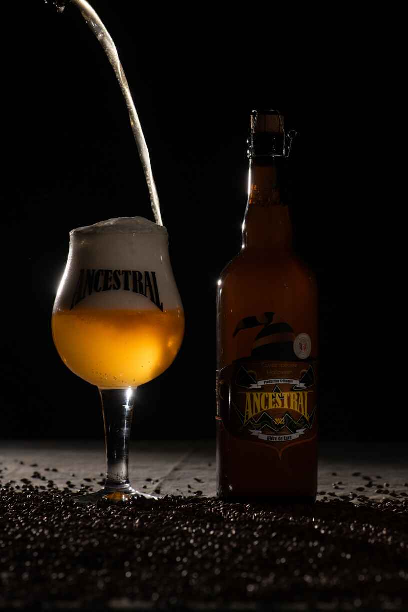 Bière Artisanale ANCESTRAL Cuvée spéciale Halloween. ...%