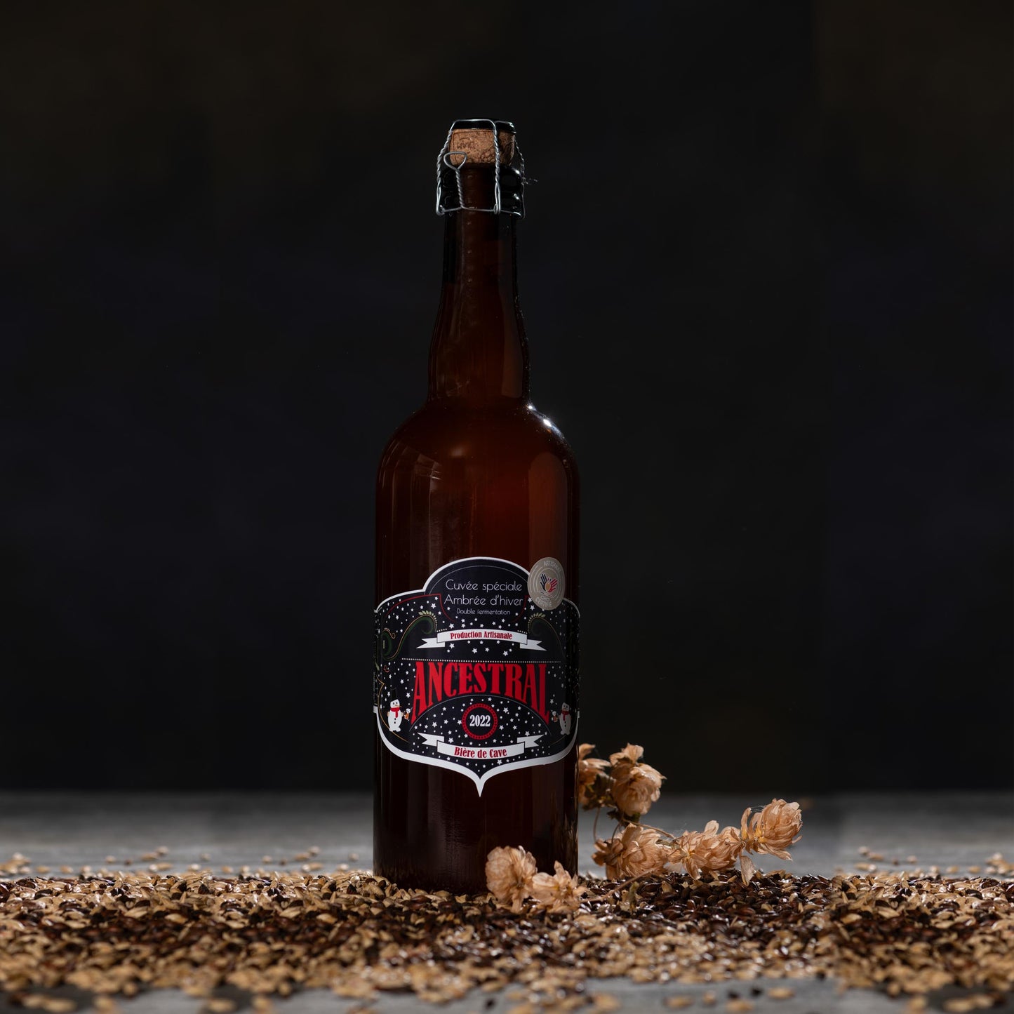 ANCESTRAL Artisanal The Winter Amber Triple Beer75cl - 8.5%
