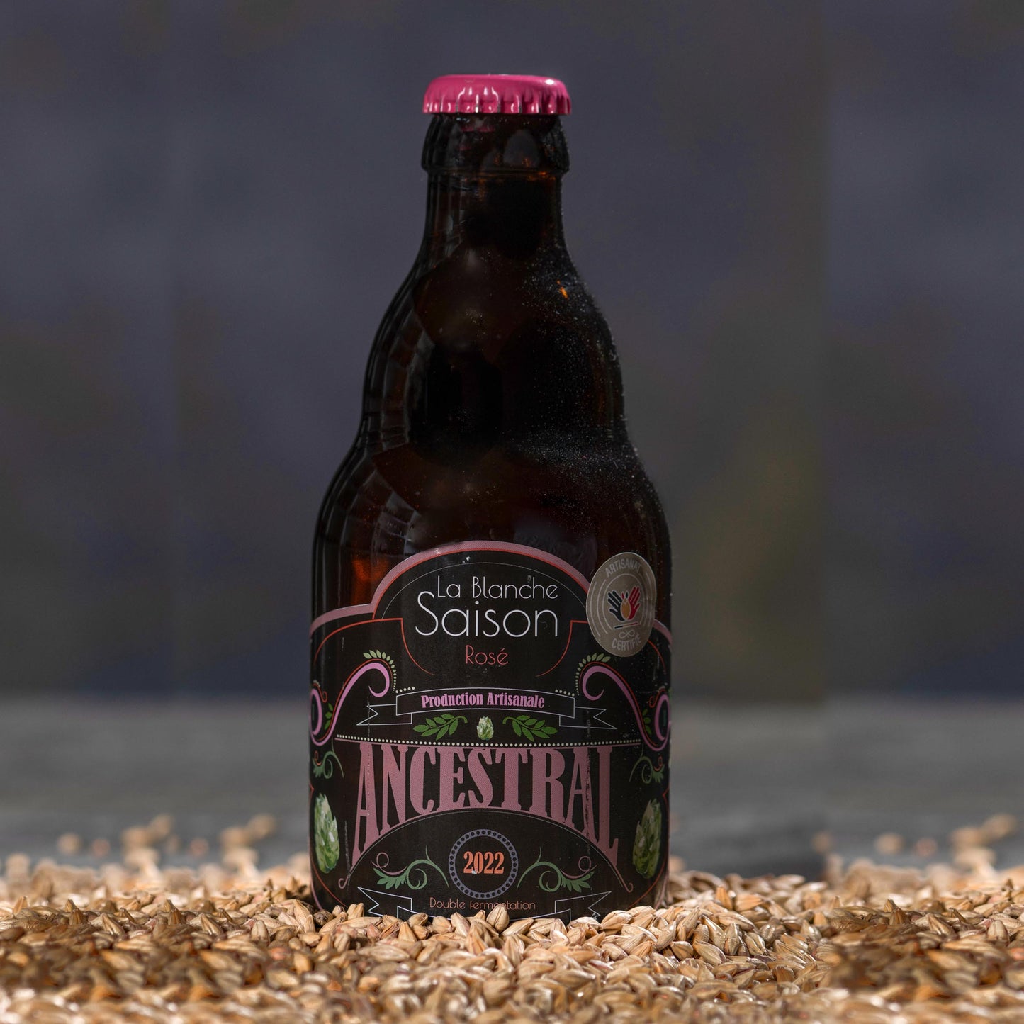 Bière Artisanale ANCESTRAL La Blanche Saison Rosé. ...%