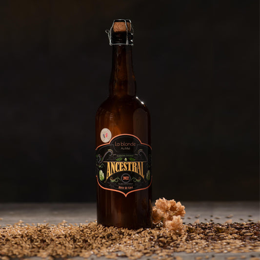 Bière Artisanale ANCESTRAL Blonde au miel 7,5%
