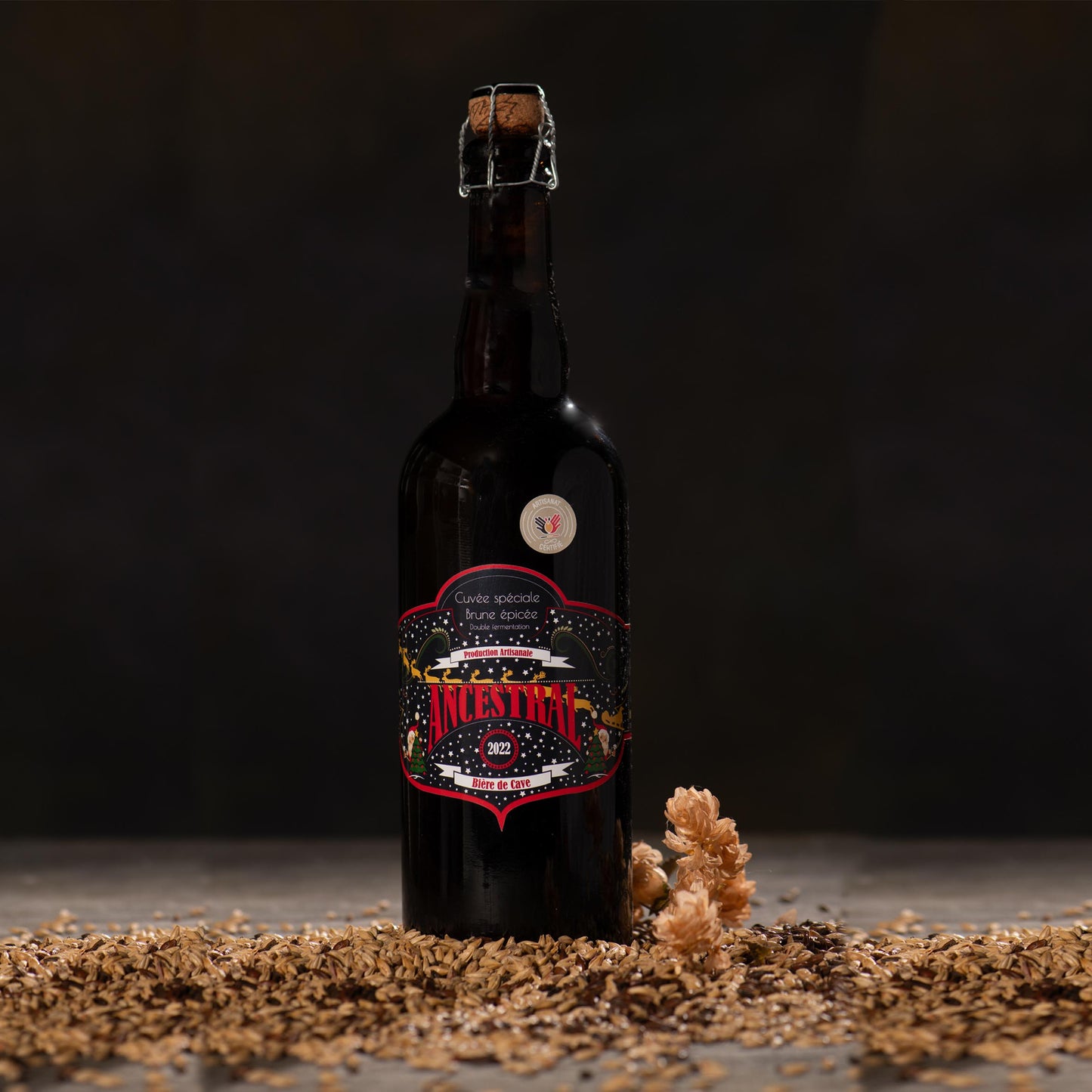 ANCESTRAL Artisanal the Spiced Winter Brown Triple Beer 75cl - 7.5%