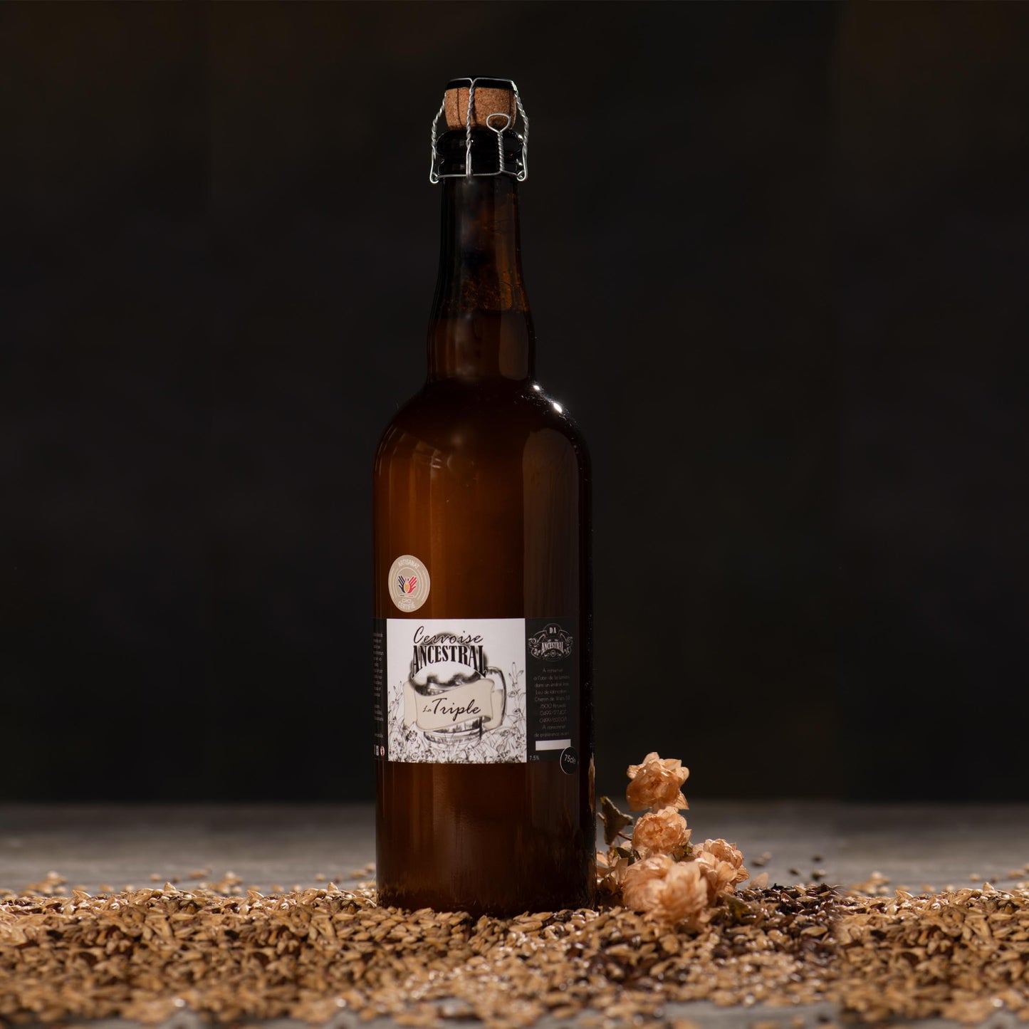 Bière Artisanale ANCESTRAL Cervoise La Triple. ...%