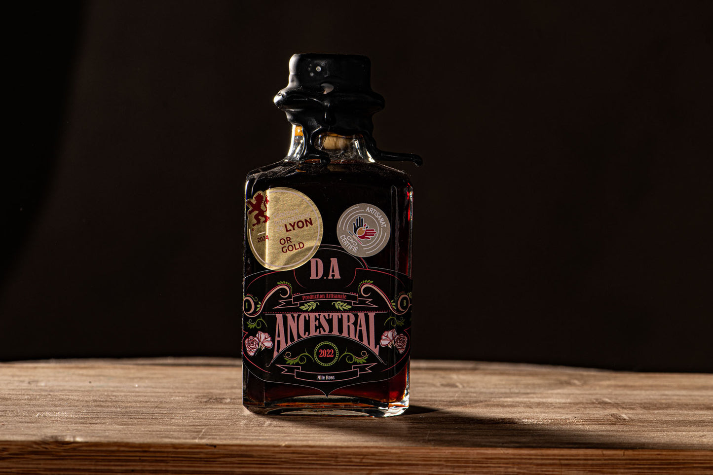Liqueur Fabrication Artisanale ANCESTRAL de rose Bouteille: 25cl - 12%