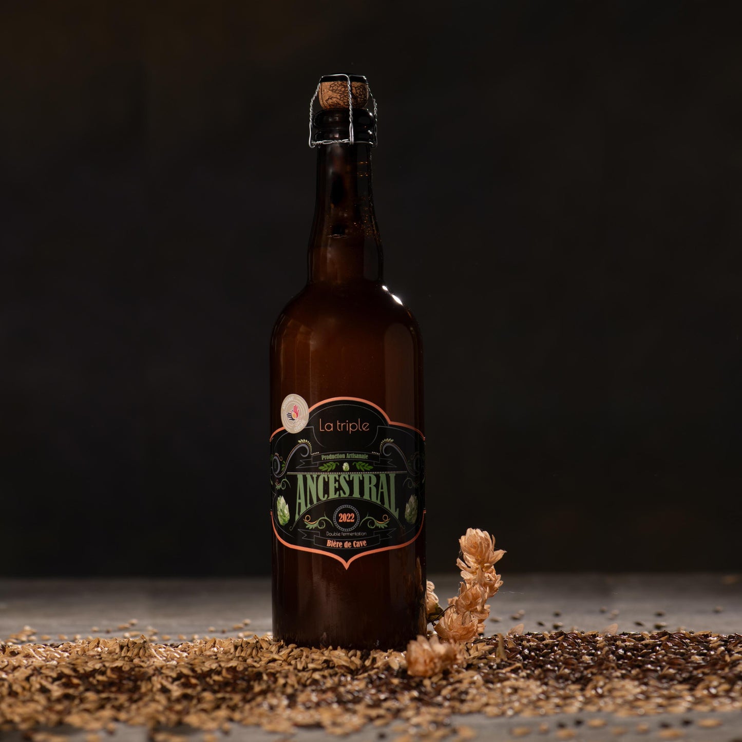Bière artisanale ANCESTRAL La TRIPLE. 8%