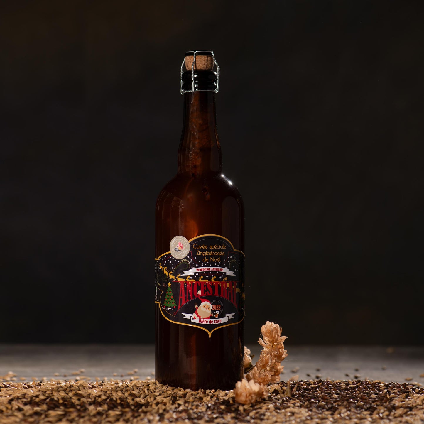 ANCESTRAL Craft Beer The Christmas Triple Zingiberacea. 75cl - 9.5%