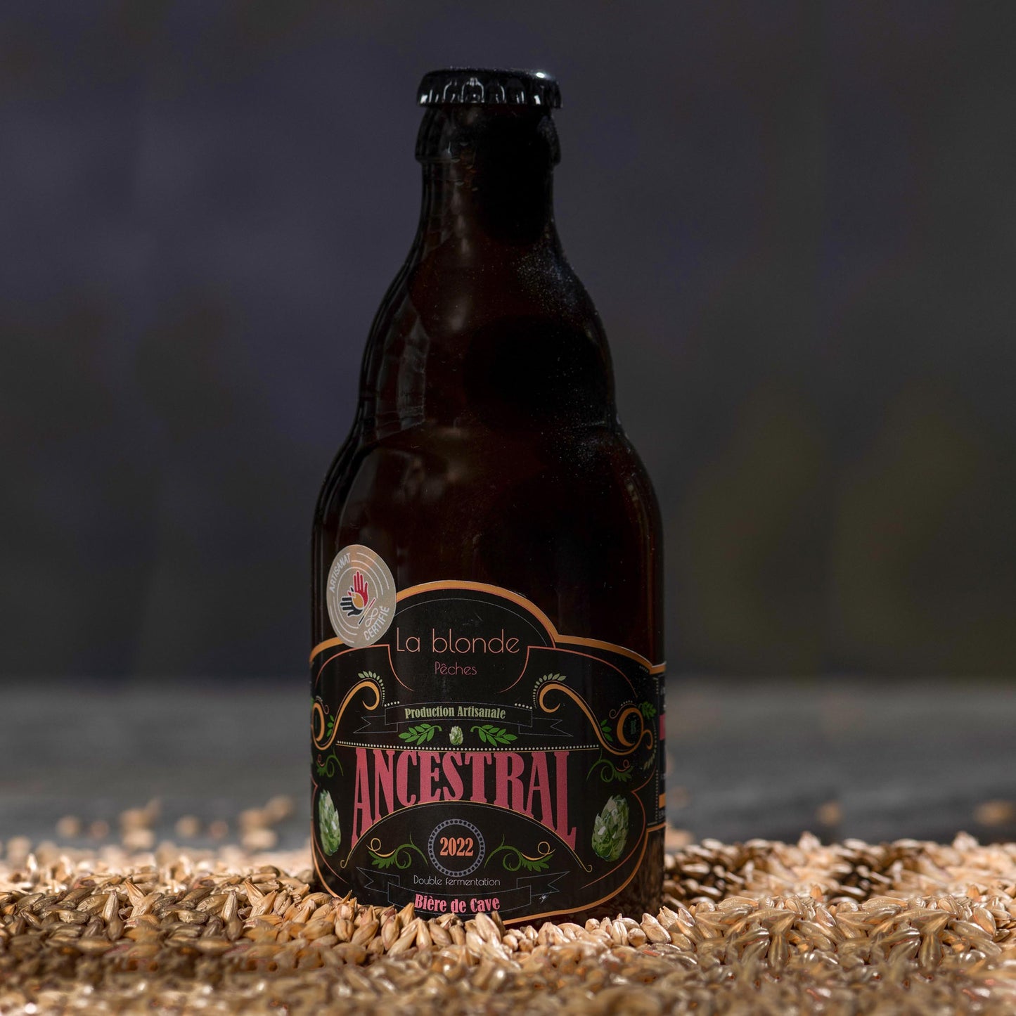 Bière Artisanale ANCESTRAL La Blonde Pêches. ...%